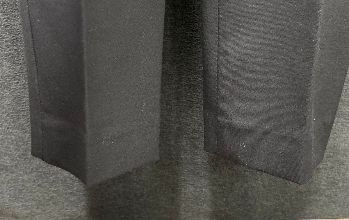 Talbots Women's Black High-Waist Straight Pant Cotton Blend NWT Sz 4P