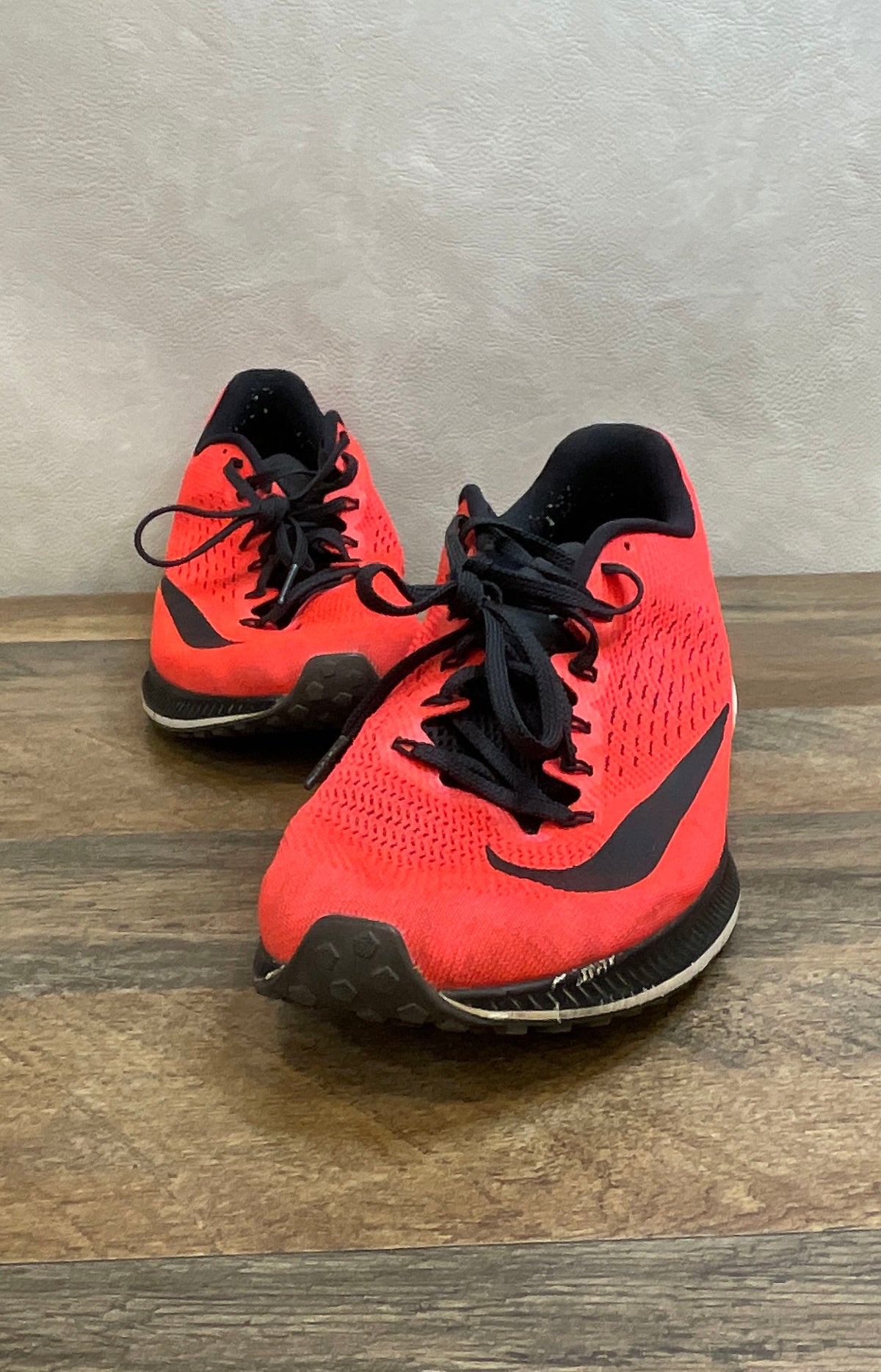 Nike Air Zoom Pegasus 34 University Red Black Running Shoes Size 11.5
