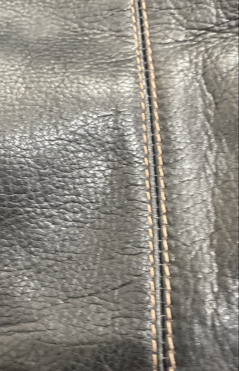 Sonoma Black Leather Shoulder Bag Hobo Contrast Stitching Silver Hardware