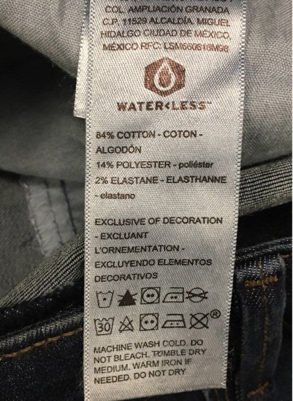Denizen from Levi's Women's High-Rise Skinny Dark Wash Stretch Jeans Sz 18M NWT