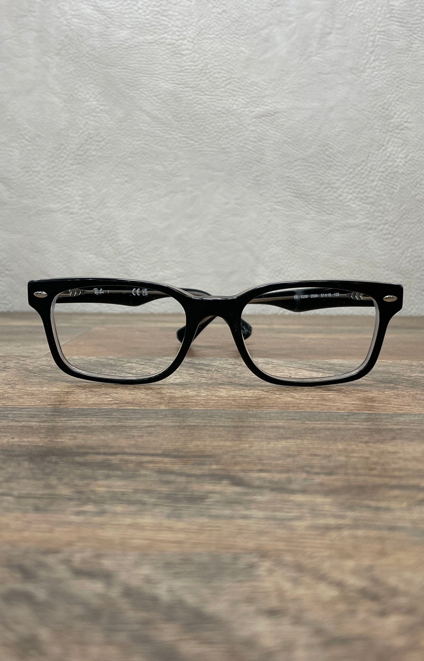 Ray-Ban Unisex Eyeglasses Frames RB 5286 2034 Black Transparent 51-18-135 Case