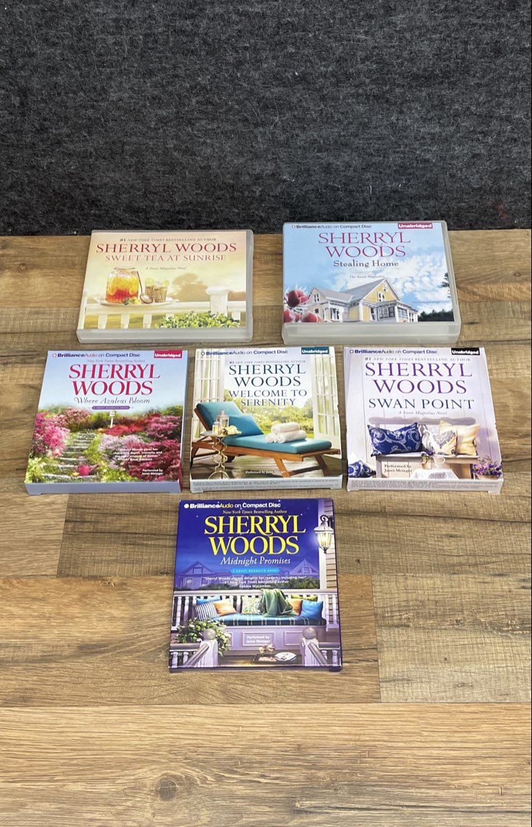 Sherryl Woods Sweet Magnolias Audiobook Lot 6 CDs Romance Novels