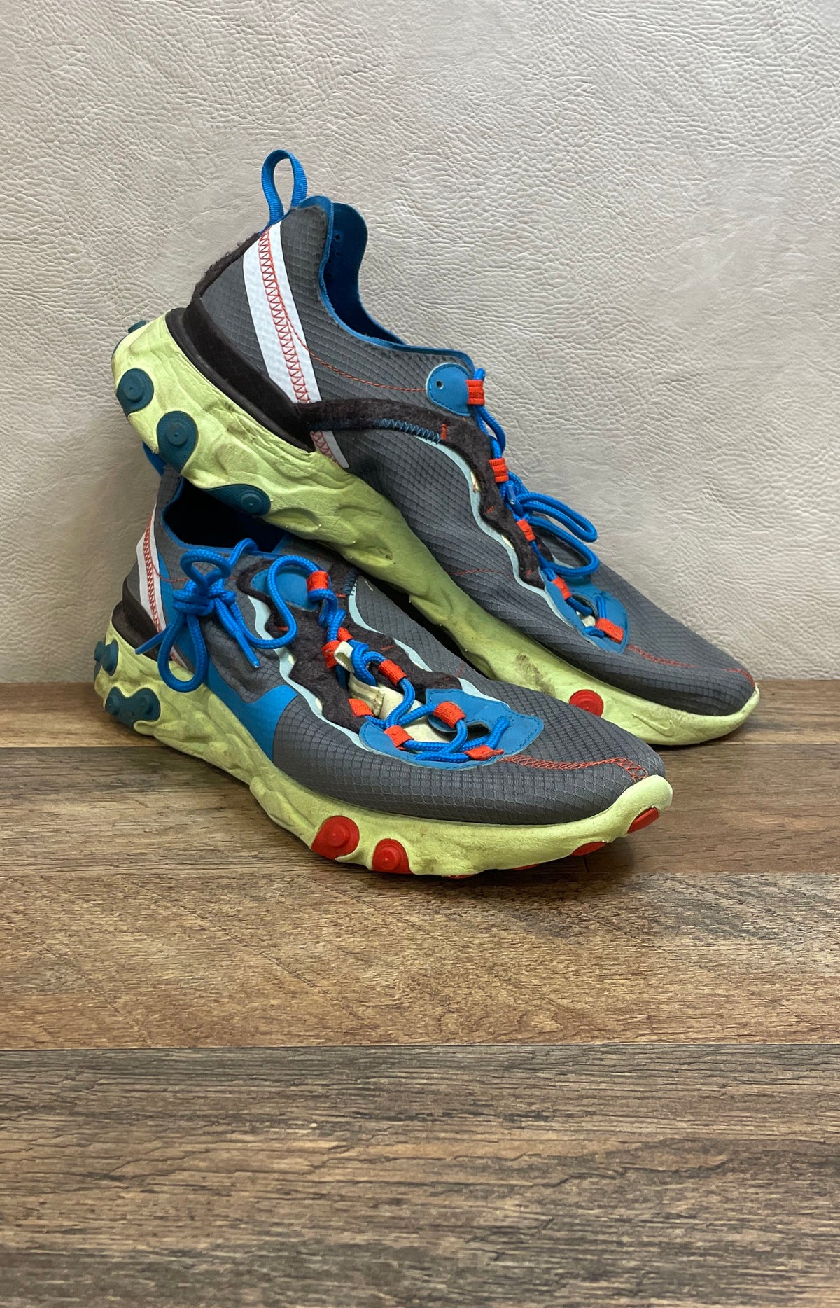 Nike React Element 55 Anthracite University Blue Size 11