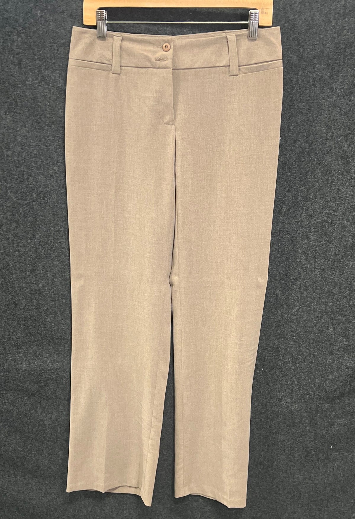 AB Studio Women's Tan Straight Leg Dress Pants Slacks NWT Sz 6