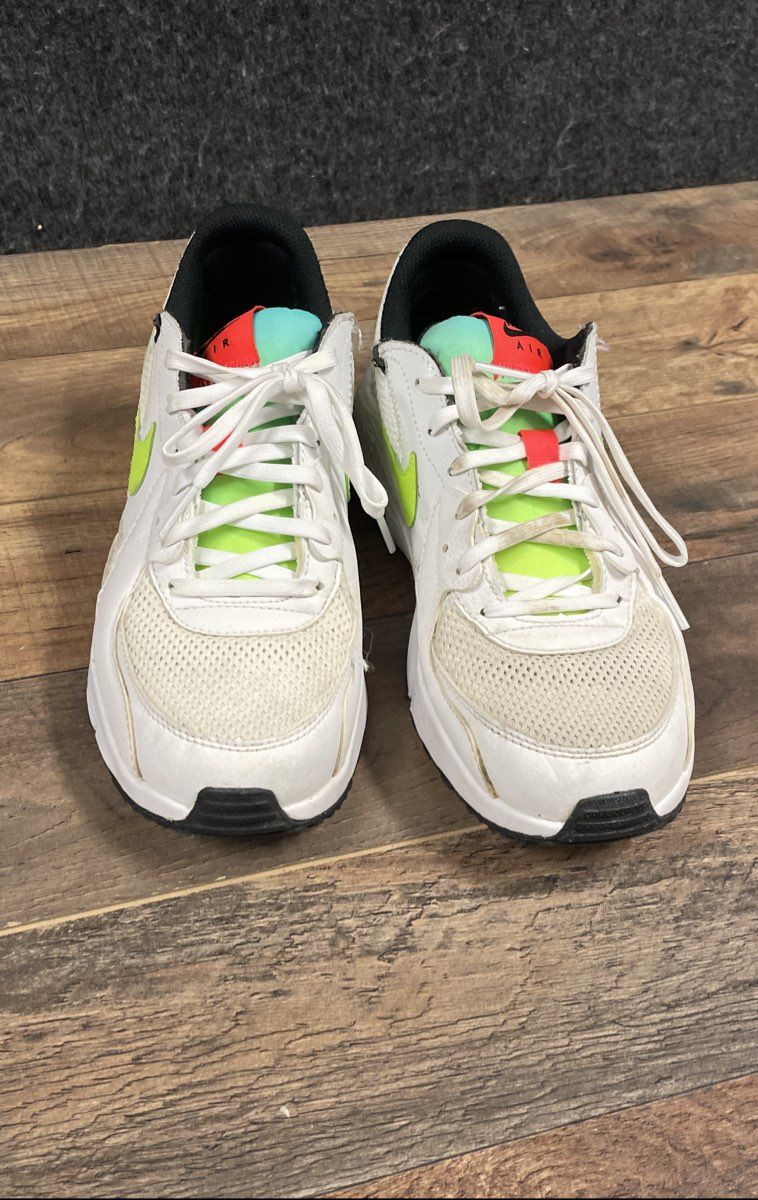 Nike Air Max Excee White Volt Teal Orange Women's Lifestyle Sneakers Size 7.5