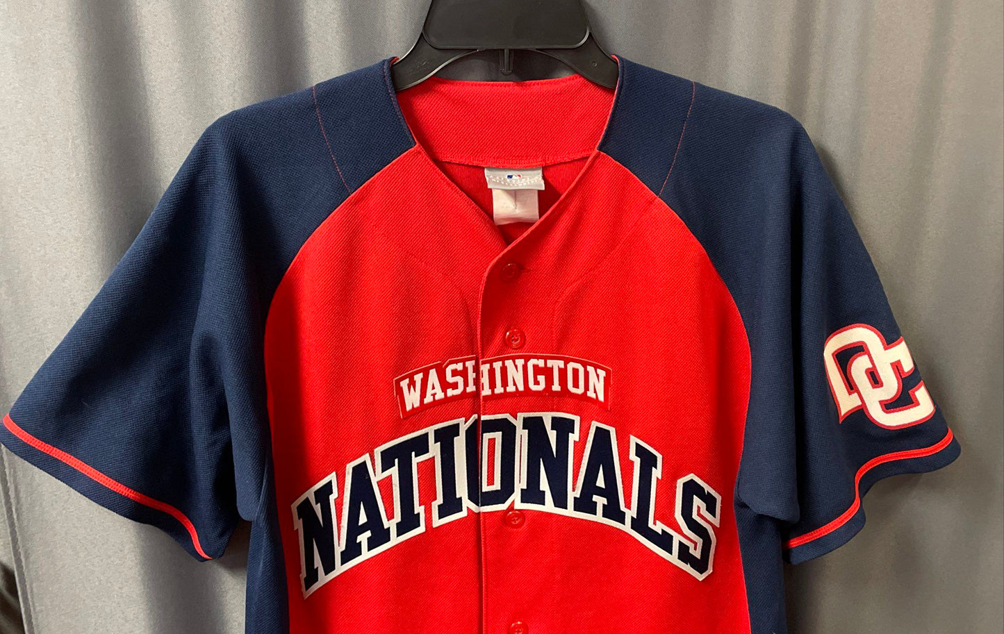 MLB Men's Washington Nationals Stephen Strasburg #37 Red Baseball Jersey Sz S