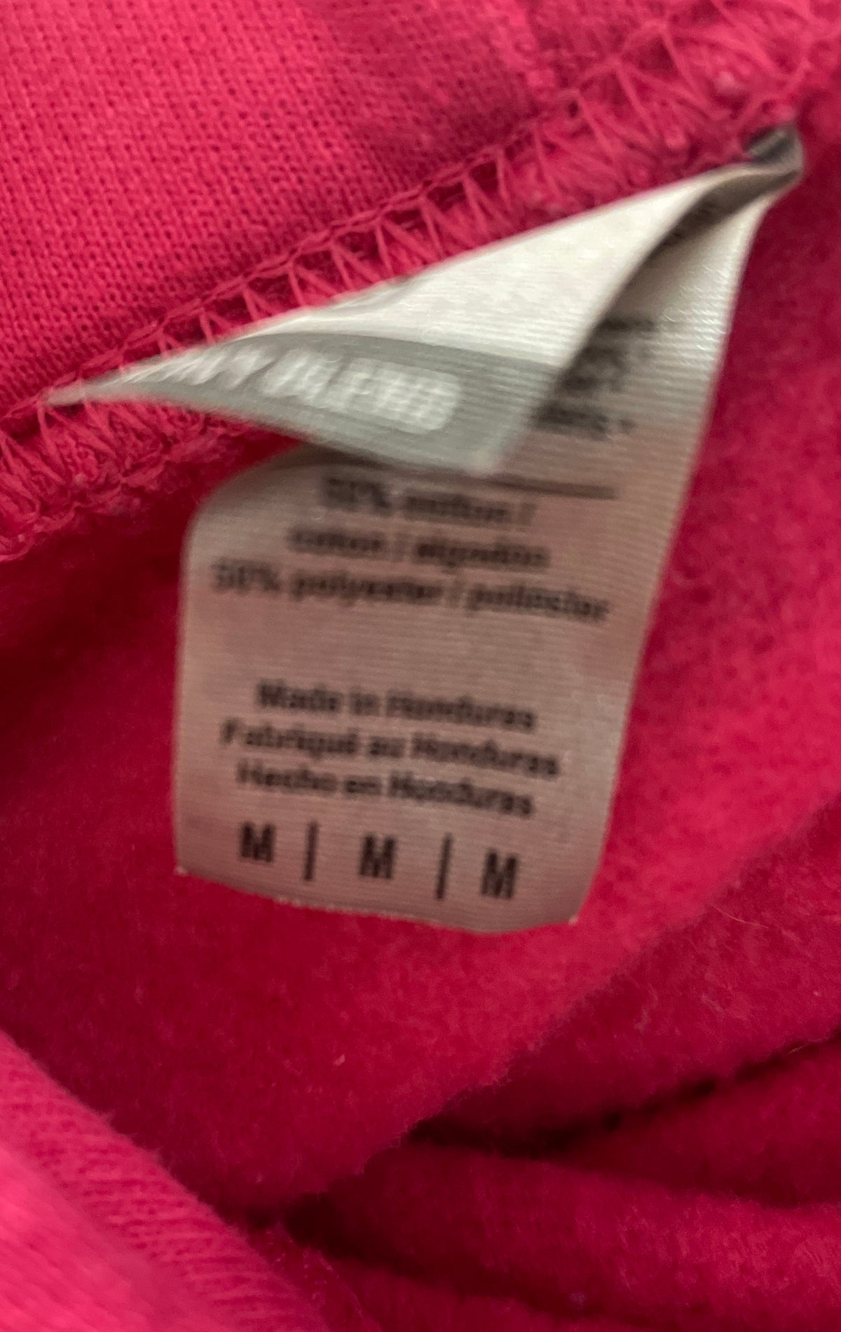 Jeep Women's Pink Let's Get Dirty Muddy Graphic Hoodie Sz M