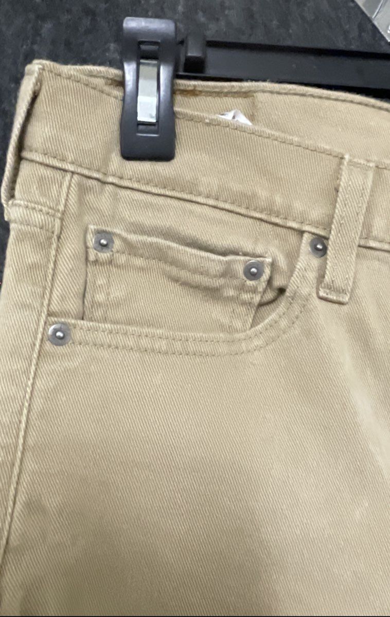 Levi's Men's 510 Skinny Fit Jeans Tan Khaki Stretch Denim Sz 32x32