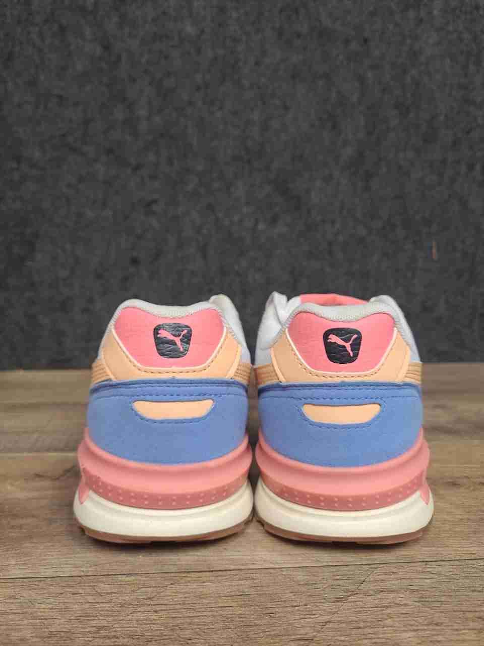 Puma Graviton Tera Blue Peach Pink Women's Lifestyle Sneakers Size 8.5