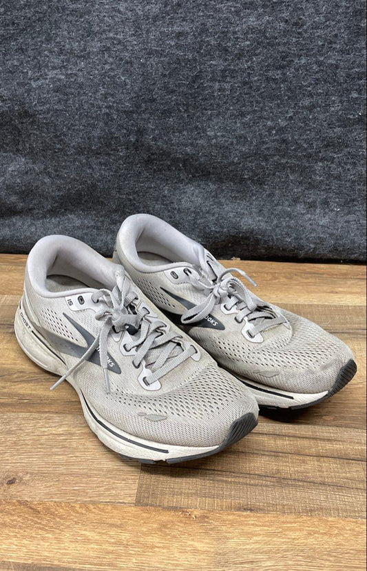 Brooks Ghost 15 Grey Black Running Shoes Sneakers Men's Size 10