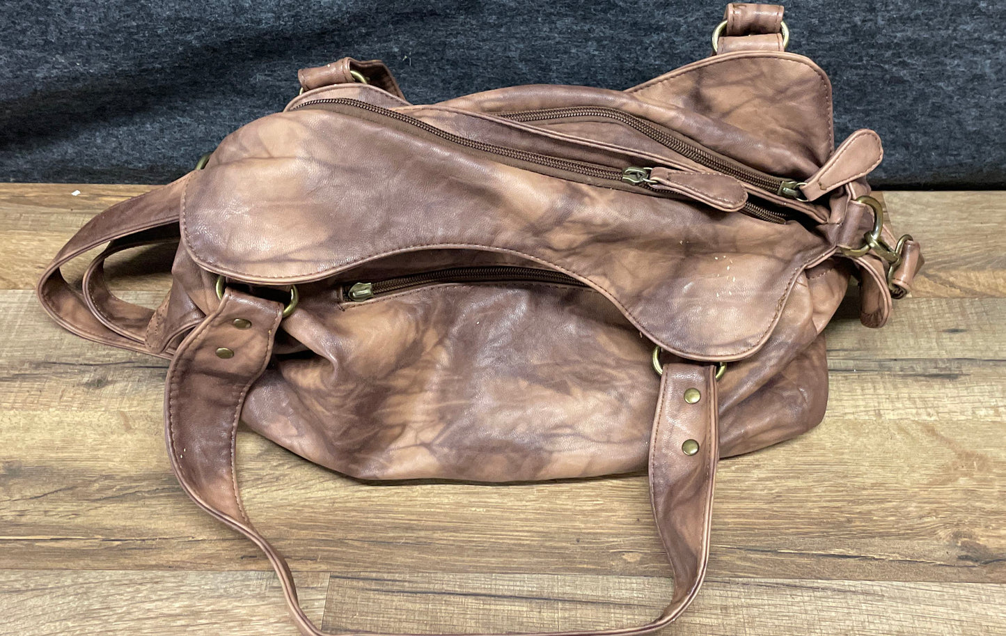 Angel Barcelo Brown Leather Purse
