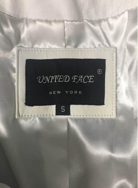 White United Face Jacket - Size S