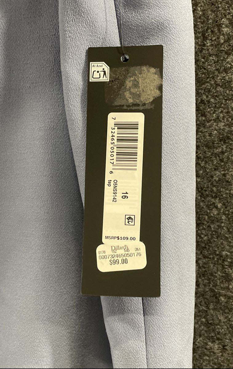Donna Karan New York Women's Blue Suit Pencil Skirt Size 16 NWT