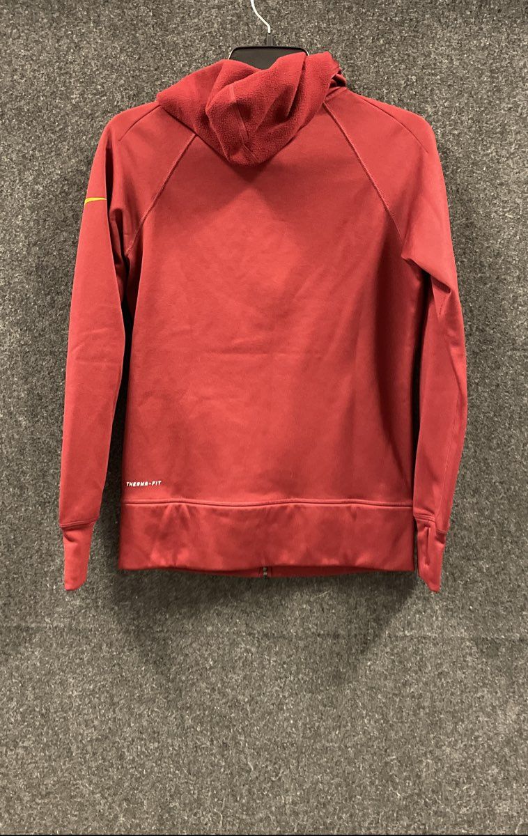 Nike Men's NFL Washington Redskins Therma-FIT Full Zip Hoodie Burgundy Sz S