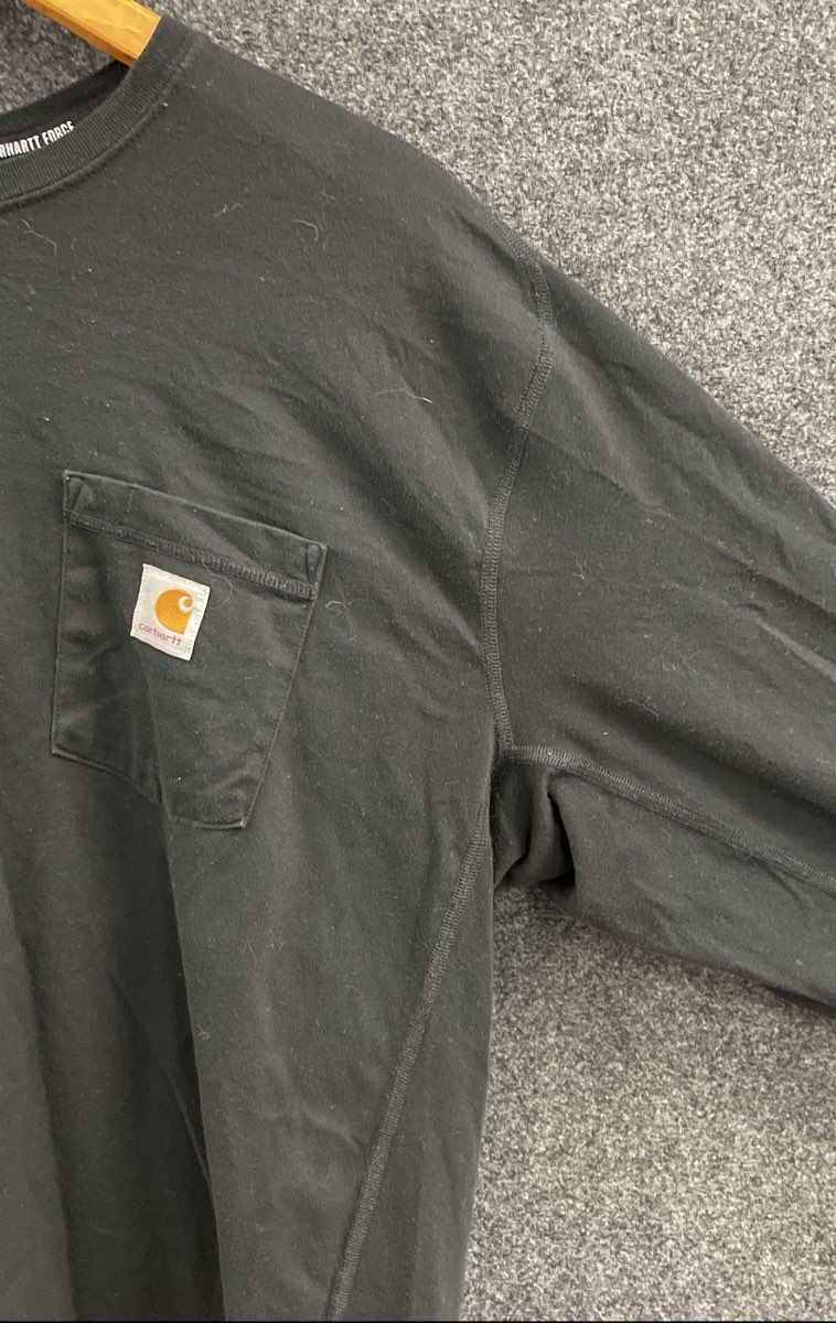 Men's Size XL Black Carhartt Carhartt Force Long Sleeve Shirt