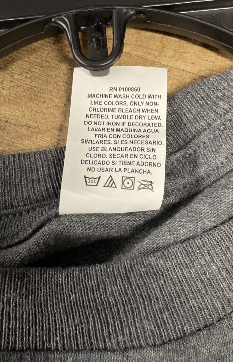 Pacific Men's T-Shirt Gray Heather Short Sleeve Lot of 10 Cotton Blend XL New