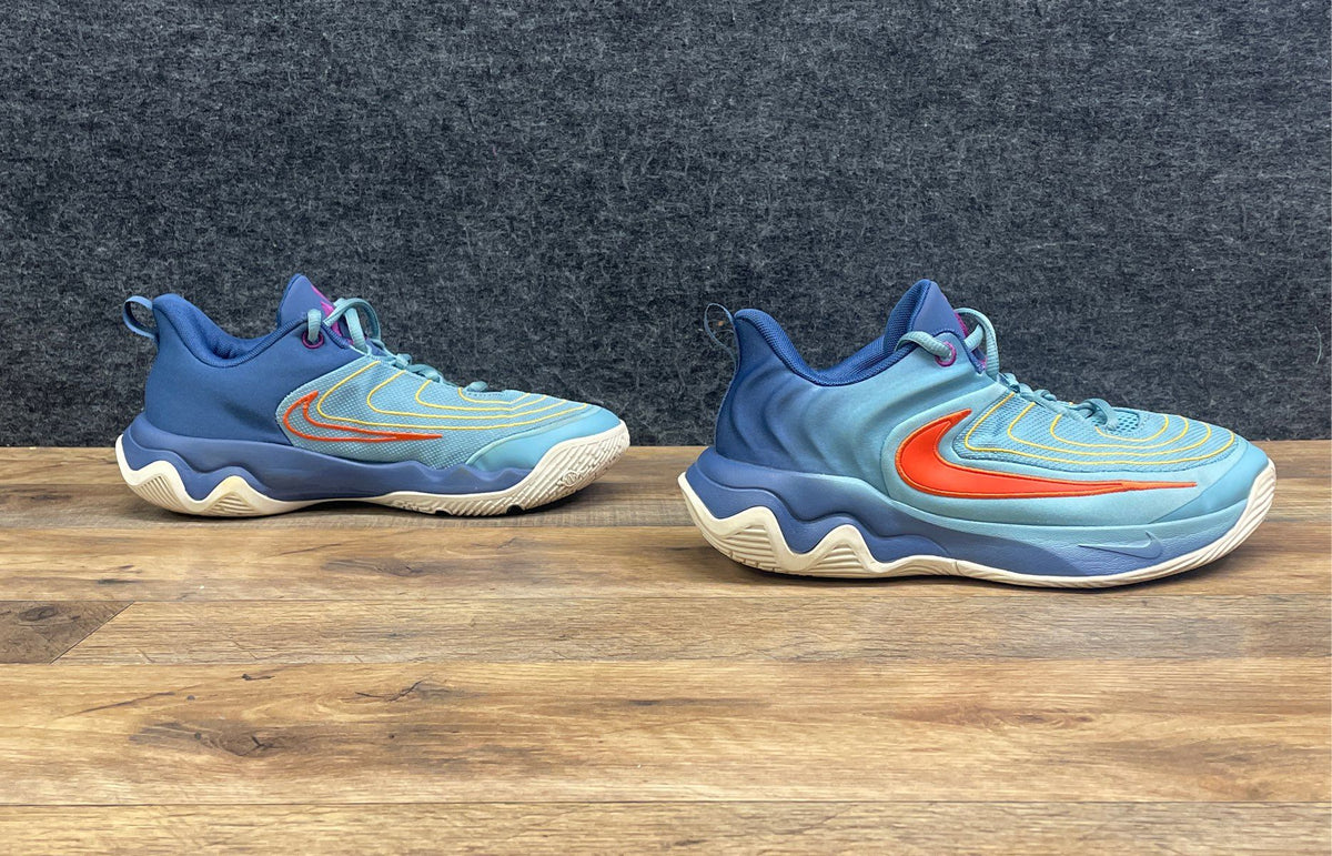 Nike Giannis Immortality 4 Blue Orange Yellow Kids Basketball Shoes Size 6Y