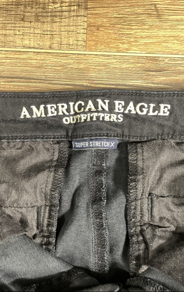 American Eagle Women's Black Super Stretch X Skinny Pants Sz 4