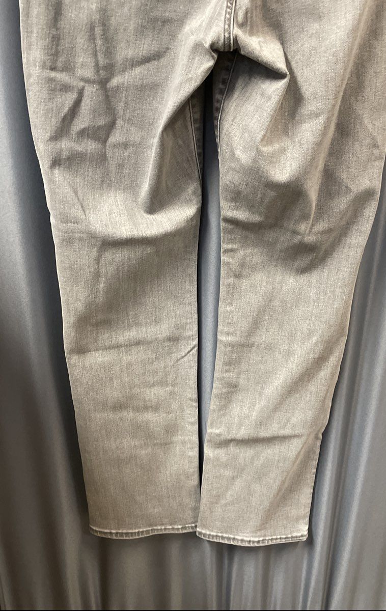 Lauren Ralph Lauren Women's Gray Stretch Straight Leg Denim Jeans Sz 14