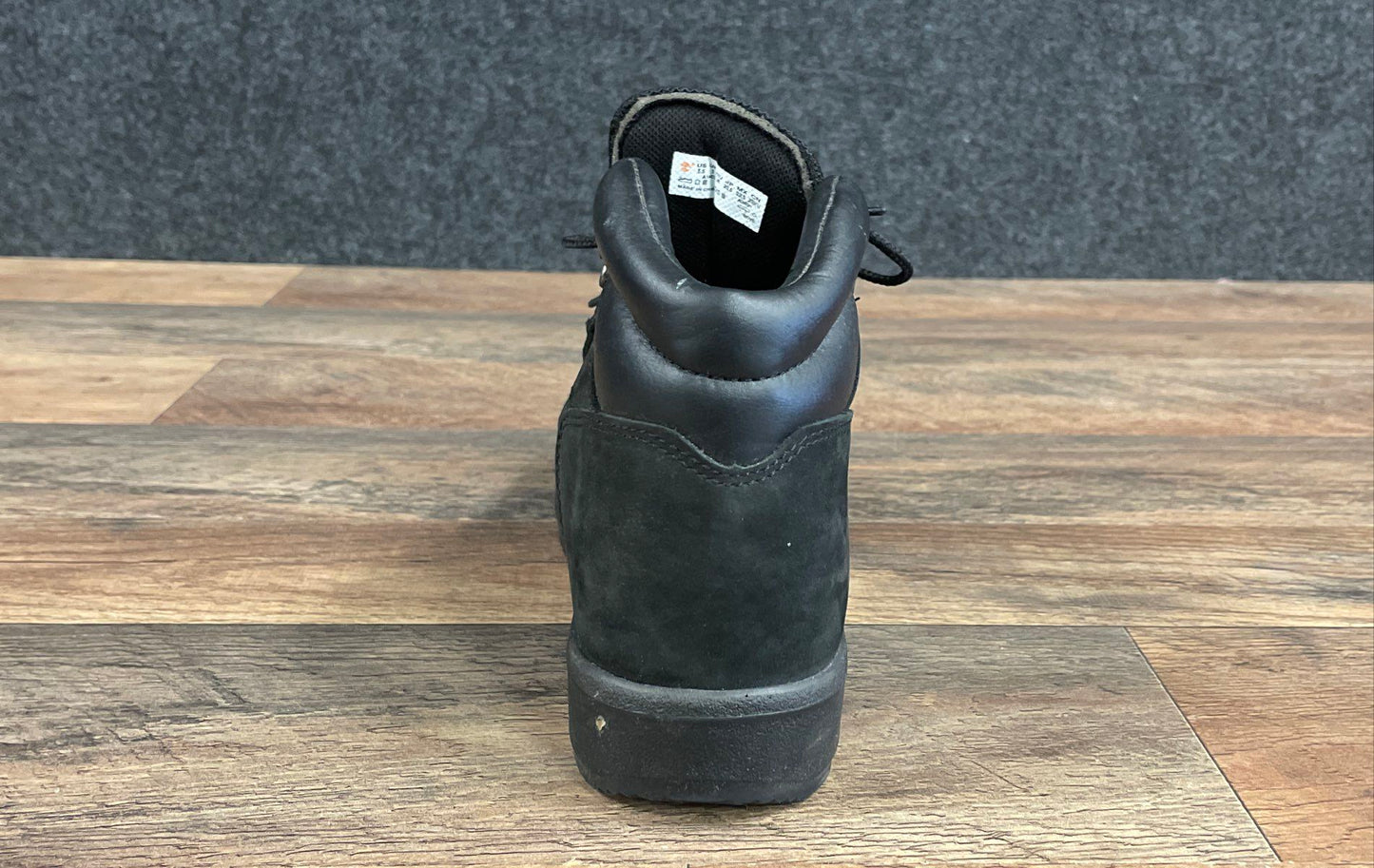 Timberland Field Boots Black Nubuck Mesh Mid Top Youth Size 5.5