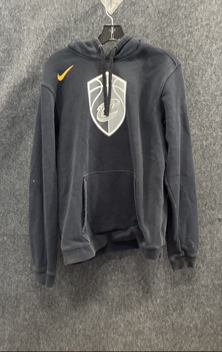 Nike Men's NBA Cleveland Cavaliers Shield Logo Hoodie Black Sz M
