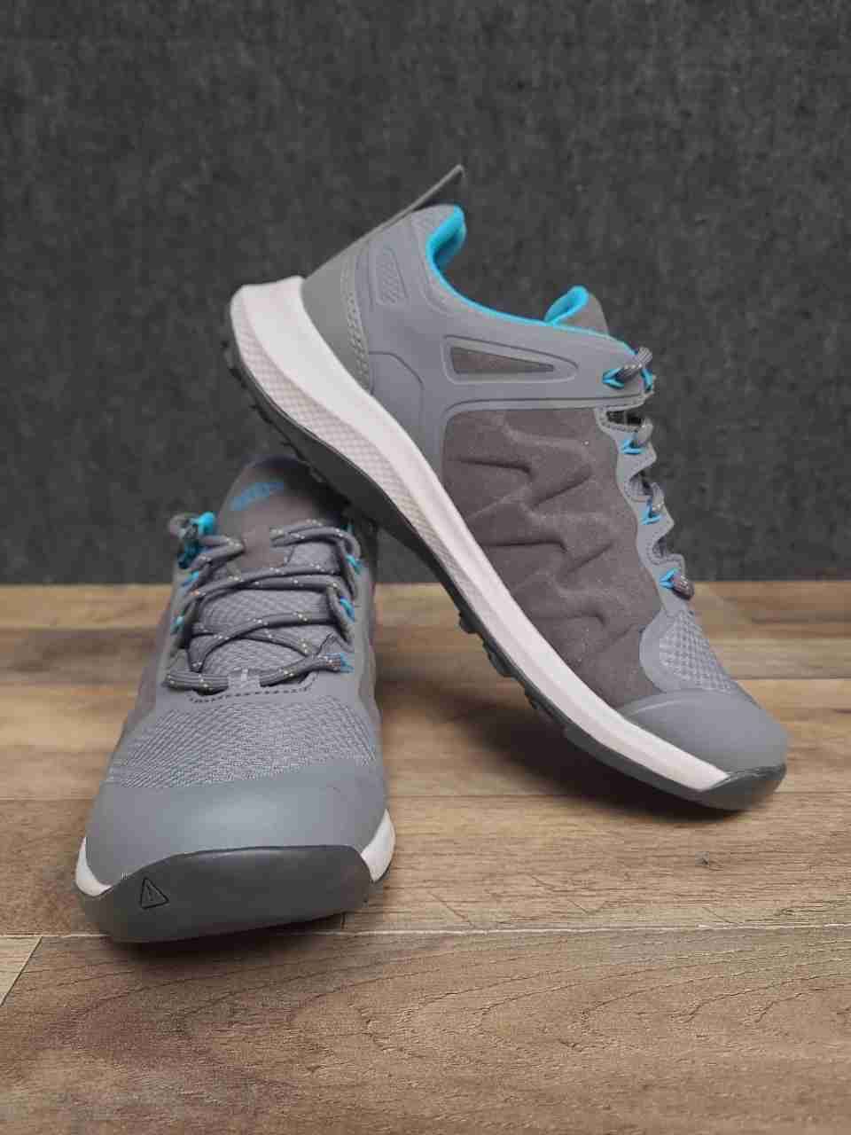 Keen Terradora II Waterproof Grey Blue Hiking Shoes Sneakers Women's Size 8
