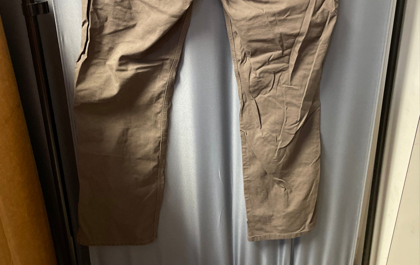 Ariat Men's Brown Rebar M4 Relaxed Straight Canvas Utility Work Pants Sz 38x32