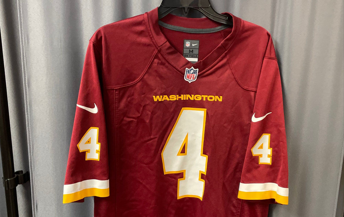 Nike Men's Washington Taylor Heinicke #4 Burgundy NFL Football Jersey Size M
