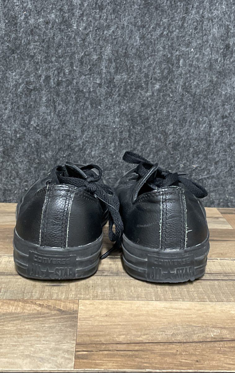Converse Chuck Taylor All Star Ox Triple Black Leather Low Top Size Men's 6
