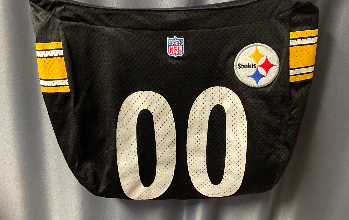 Pro-FAN-ity by Littlearth Pittsburgh Steelers Black Jersey Mesh Shoulder Bag