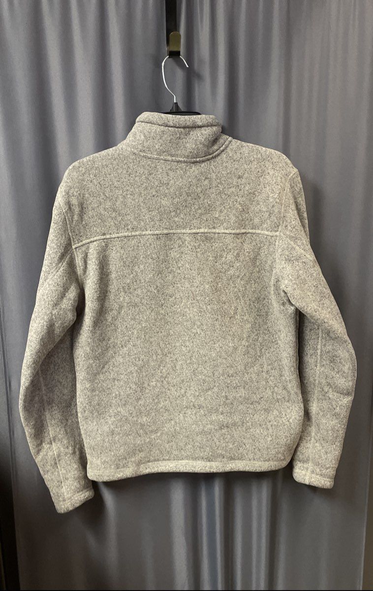 The North Face Men's Gray Heather 1/4 Zip Sweater Fleece Pullover Jacket Sz S