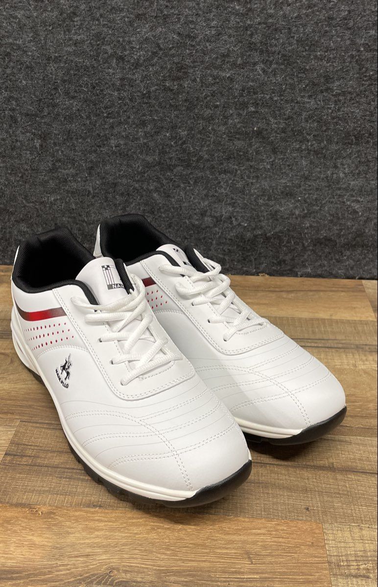 Naik Pllo 32699 White Red Men's Lifestyle Sneakers Size 11 New In Box DS