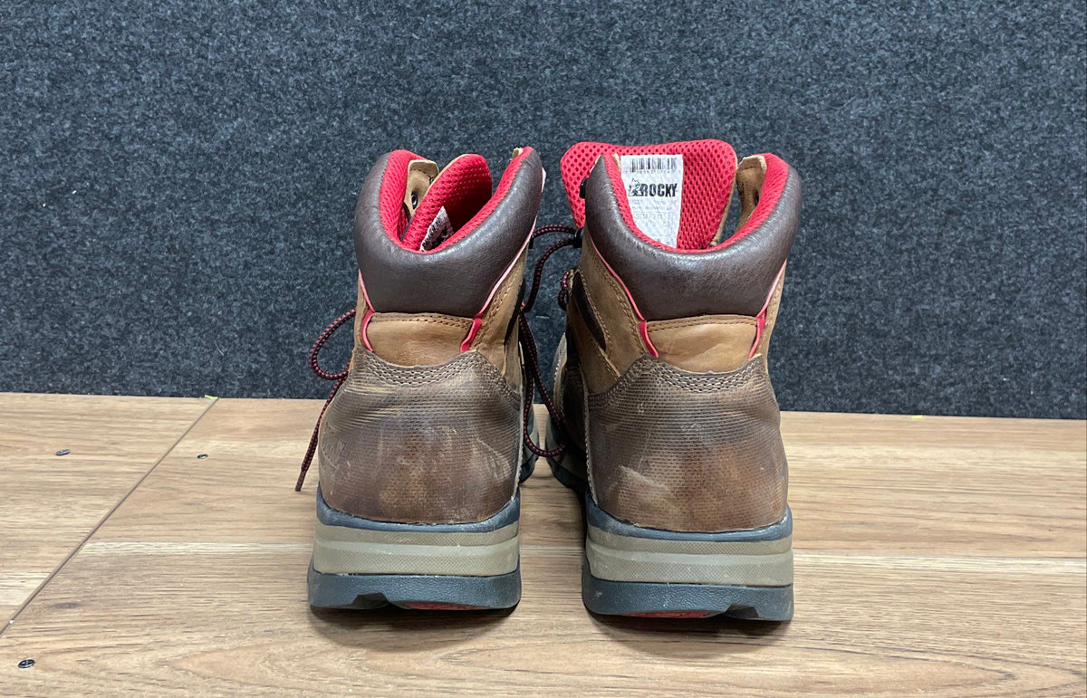 Rocky MobilWelt CT Brown Waterproof Composite Toe Work Boots Men's Size 13