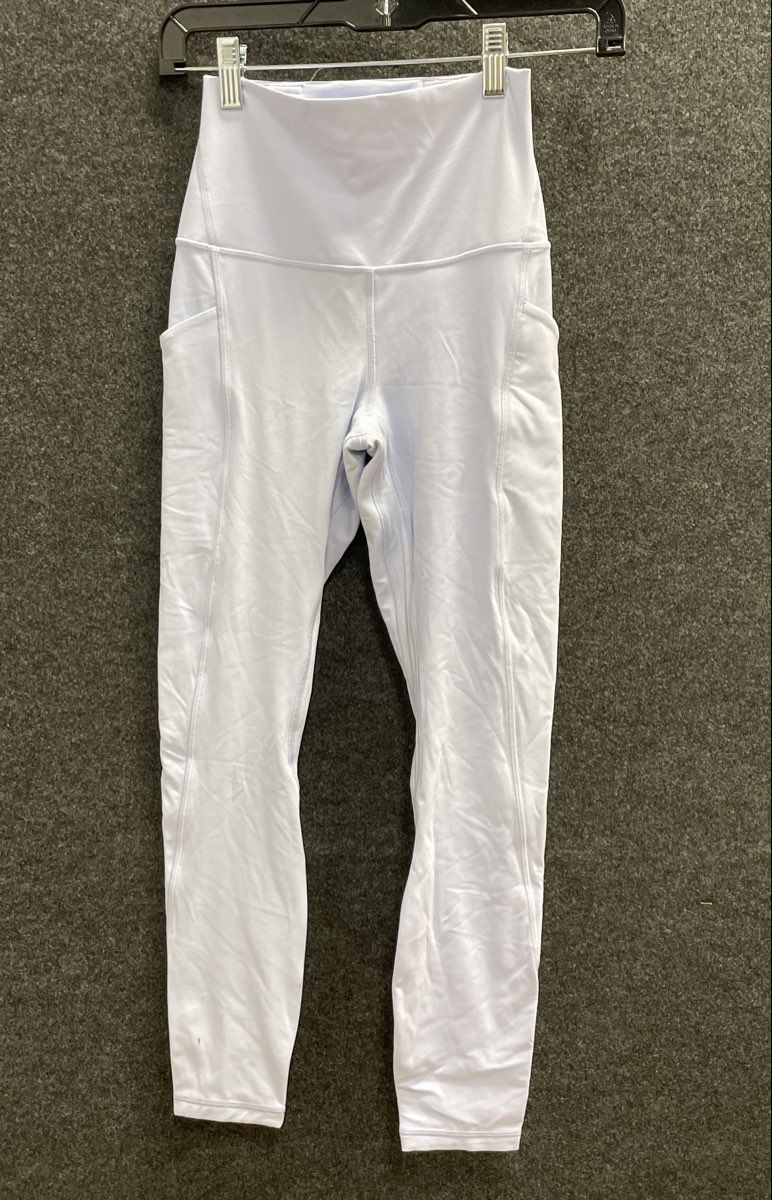 Lululemon Women's Fast and Free High-Rise Tight Lavender Pockets Sz 4