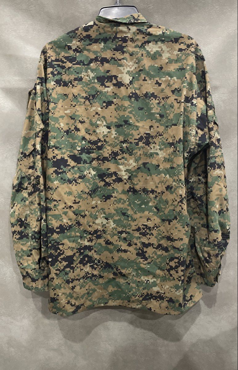 American Apparel USMC Woodland MARPAT Camouflage MCCUU Blouse Jacket Sz Med-Reg