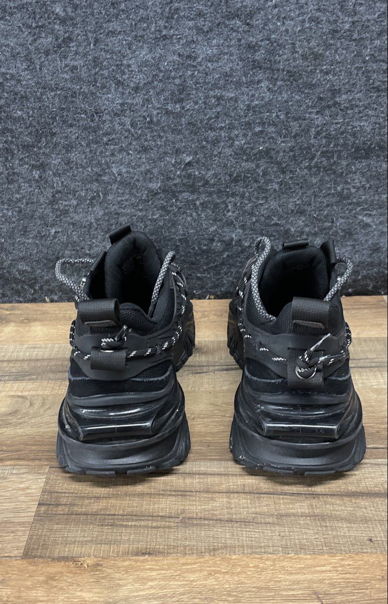 Javi Dominance 11 Black Iridescent Chunky Lifestyle Sneakers Size 11