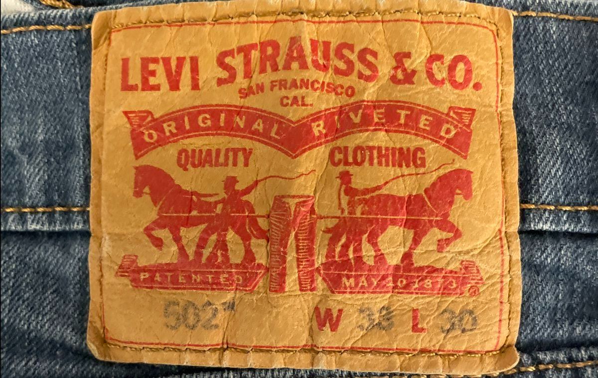 Levi's Men's 502 Regular Taper Blue Wash Denim Jeans Size 33x30