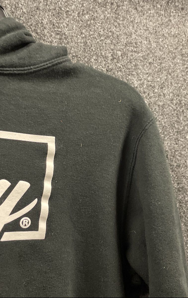 Obey Men's Black Propaganda Box Logo Pullover Hoodie Sz S