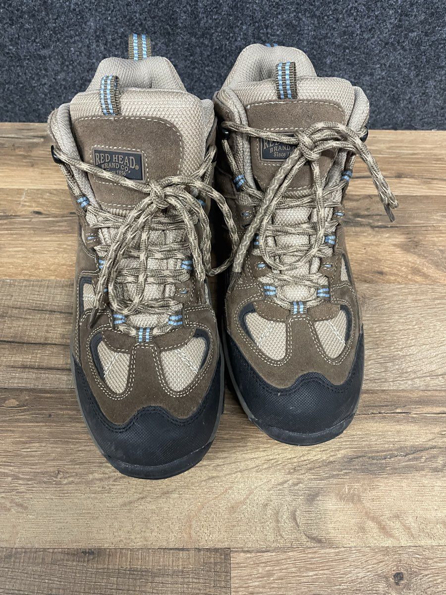 RedHead Skyline Waterproof Brown Leather Hiking Boots Women's Size 9