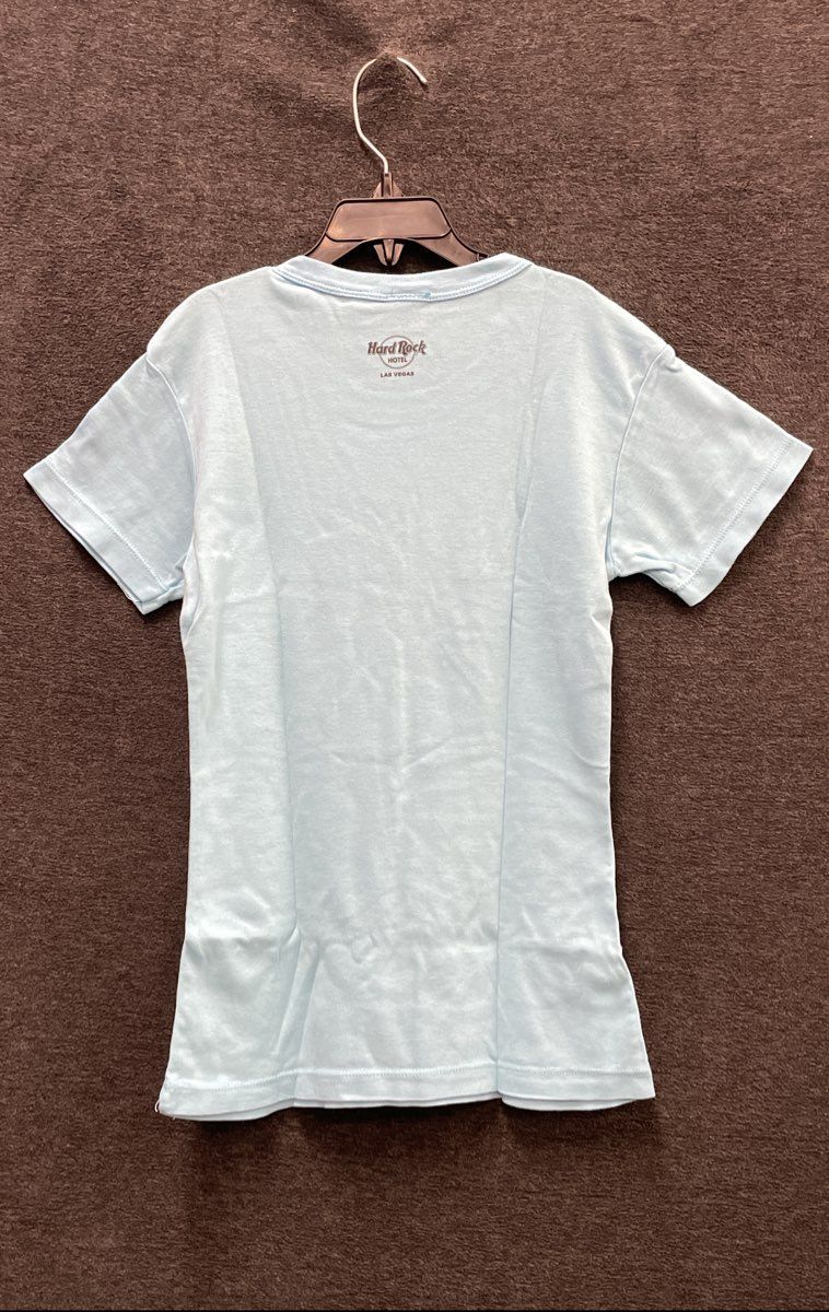 Hard Rock Hotel Las Vegas Graphic T-Shirt Take a Chance on Love Pin-Up Sz S
