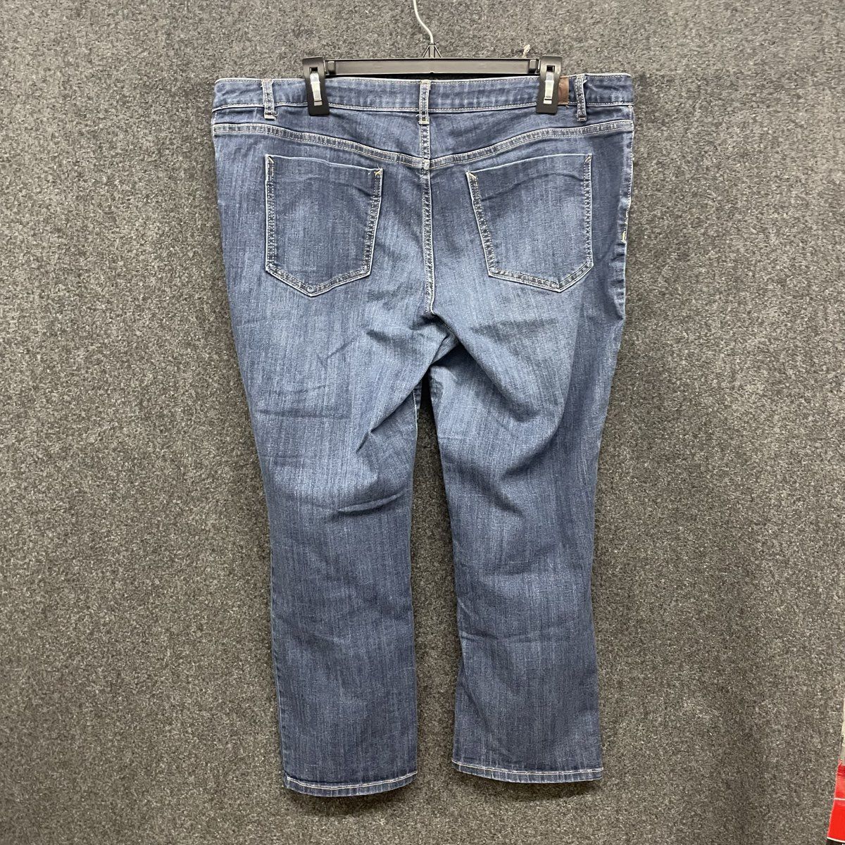 Simply Vera Vera Wang Women's Blue Denim Capri Mid Rise Jeans Size 16