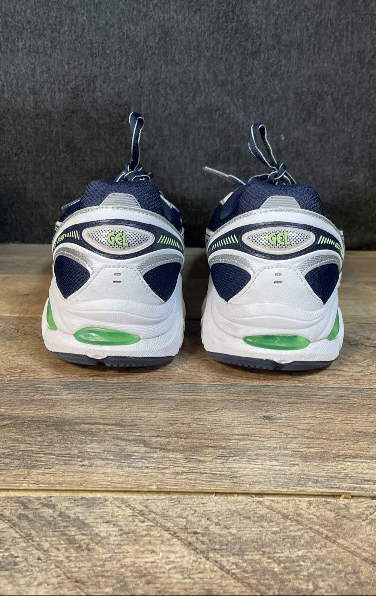 Asics GT-2160 Navy White Lime Green Running Shoes Men's Size 11.5
