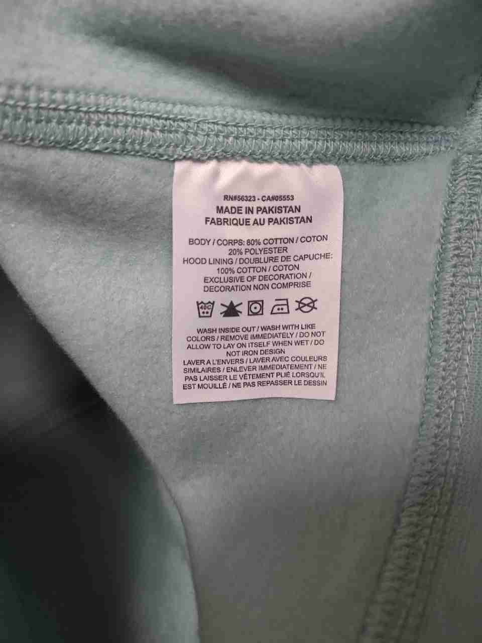 Nike Men's Pullover Hoodie Mint Light Green Embroidered Swoosh Fleece Sz M