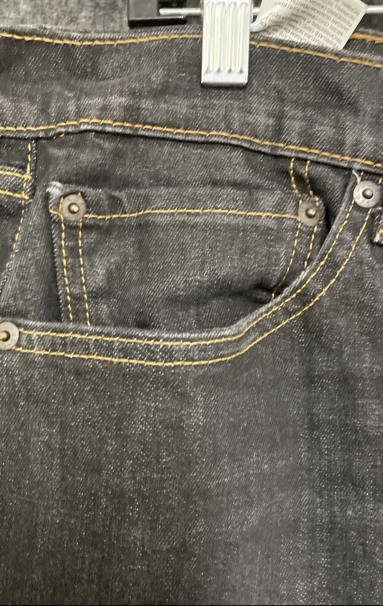 Levi's Men's 505 Regular Fit Jeans Dark Indigo Wash Straight Leg Sz 36x30