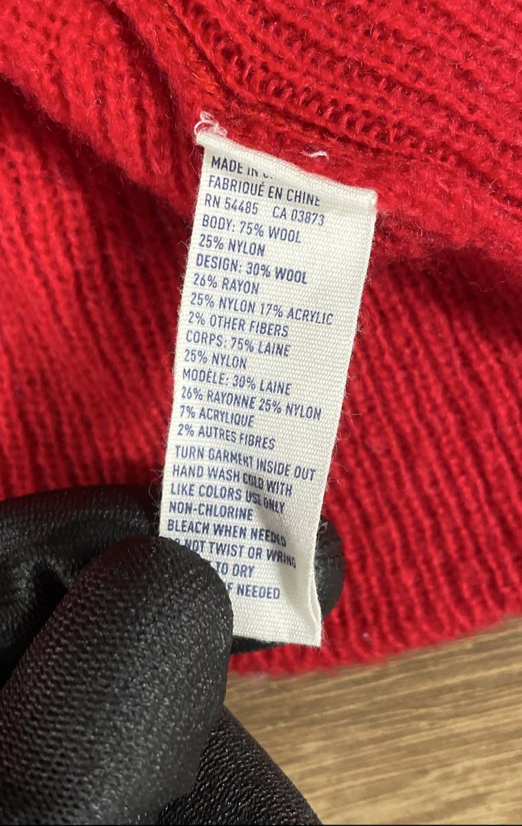 American Eagle Women's Red Fair Isle Wool Blend Sweater Dress XS