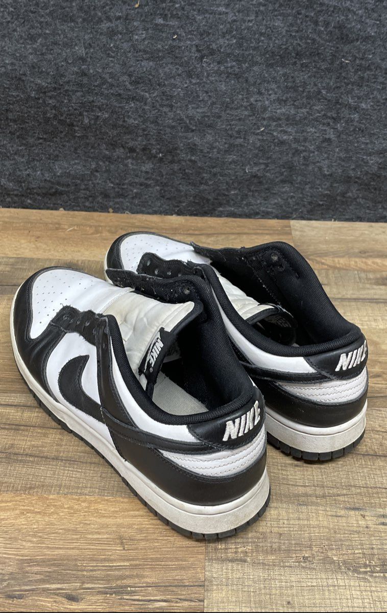 Nike Dunk Low Retro Black White Panda Sneakers Men's Size 9.5