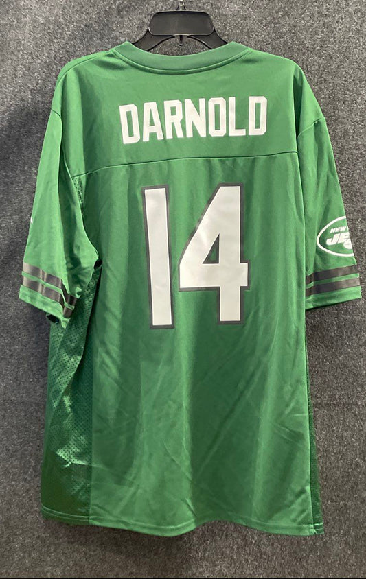 NFL Team Apparel Men's Jersey Green New York Jets Sam Darnold #14 Sz XL