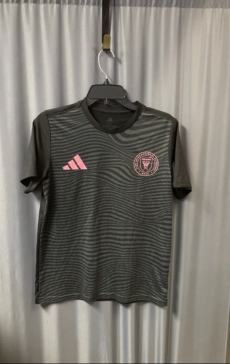 Adidas Women's Inter Miami #10 Messi Jersey Black Pink Tonal Wave Sz L