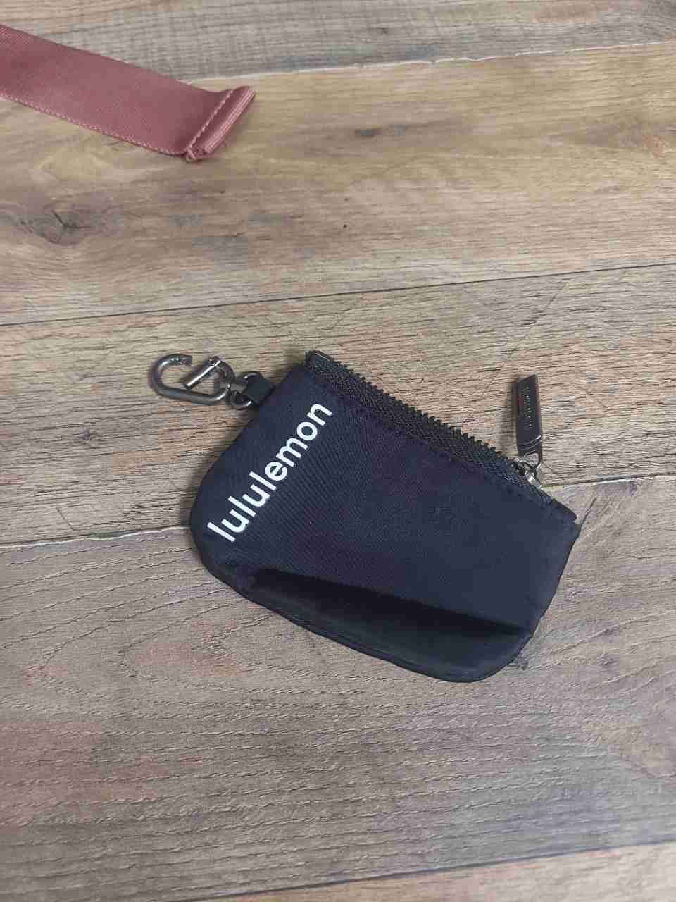 Lululemon Everywhere Belt Bag and Nano Pouch Pink Black Lot of 2
