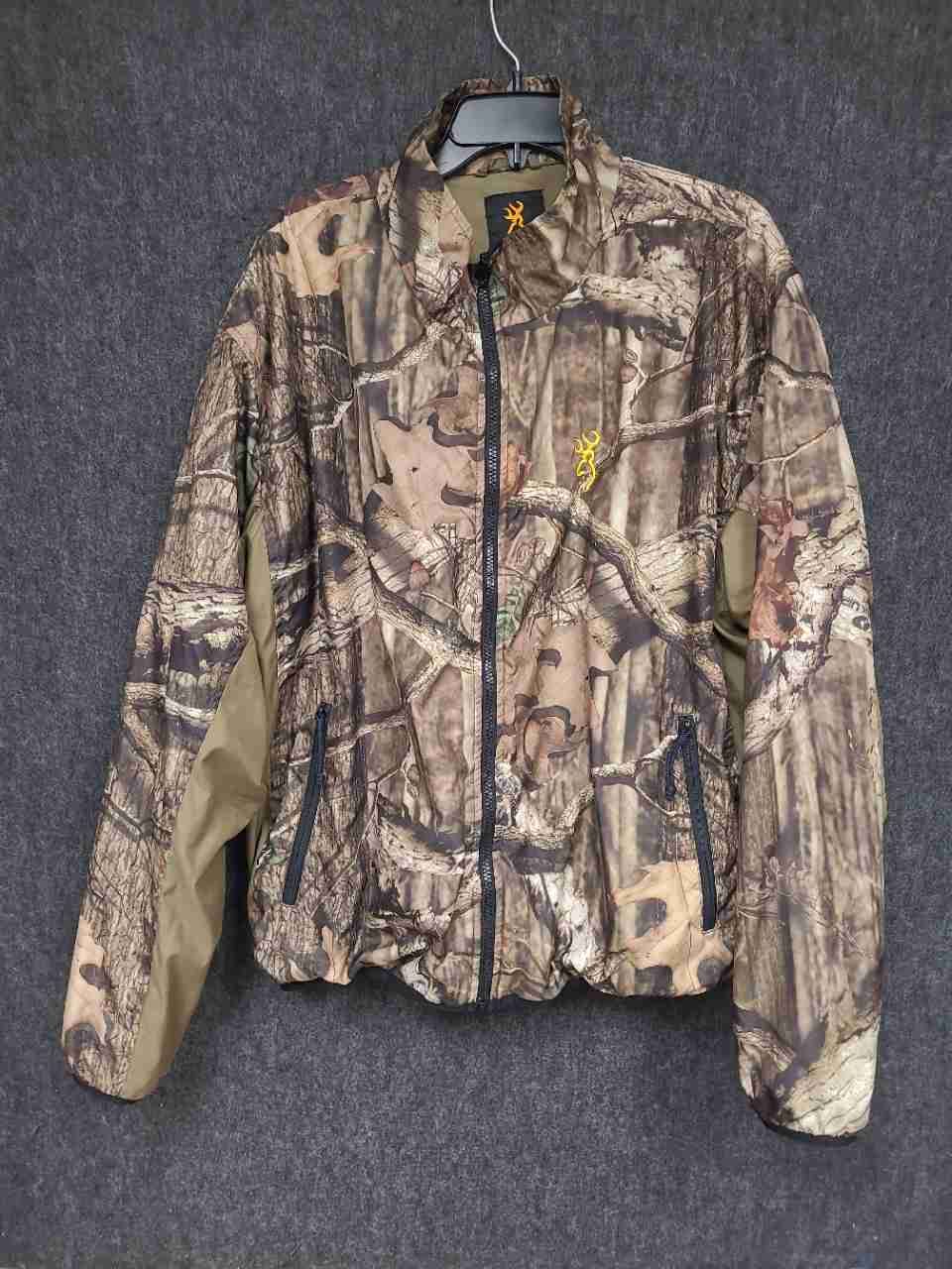 Browning Mossy Oak Break-Up Camo Full Zip Hunting Jacket 304-740 Sz 3XL